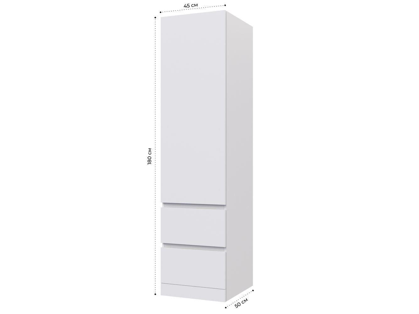 Распашной шкаф Мальм 316 white ИКЕА (IKEA) изображение товара