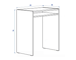 Изображение товара Письменный стол Торалд 13 white ИКЕА (IKEA) на сайте adeta.ru