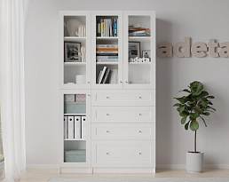 Изображение товара Книжный шкаф Билли 358 white ИКЕА (IKEA) на сайте adeta.ru